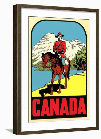 Mountie Decal-null-Framed Art Print