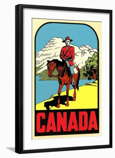 Mountie Decal-null-Framed Art Print