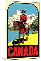 Mountie Decal-null-Mounted Art Print