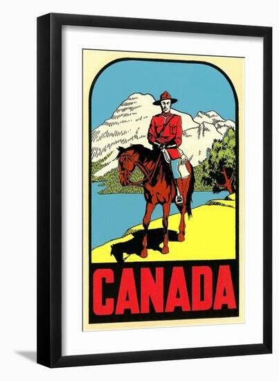 Mountie Decal-null-Framed Art Print