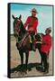 Mounties Talking-null-Framed Stretched Canvas