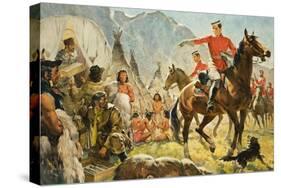 Mounties-James Edwin Mcconnell-Stretched Canvas