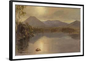 Mounts Katahdin and Turner from Lake Katahdin, Maine-Frederic Edwin Church-Framed Giclee Print