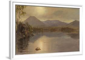 Mounts Katahdin and Turner from Lake Katahdin, Maine-Frederic Edwin Church-Framed Giclee Print