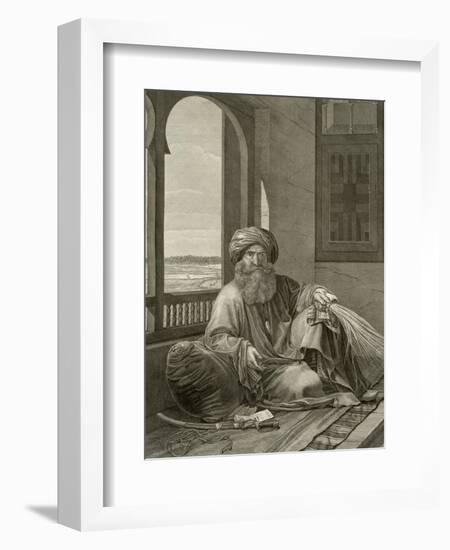 Mourad Bey, Volume II Costumes and Portraits of Description of Egypt, Engraved by Nicolas Ponce-Andre Dutertre-Framed Giclee Print