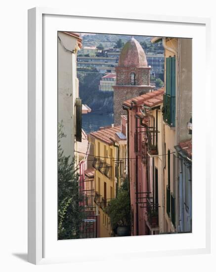 Moure Place, Old Town, Collioure, Roussillon, Cote Vermeille, France, Europe-Thouvenin Guy-Framed Photographic Print