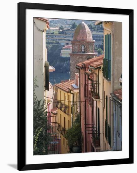 Moure Place, Old Town, Collioure, Roussillon, Cote Vermeille, France, Europe-Thouvenin Guy-Framed Photographic Print