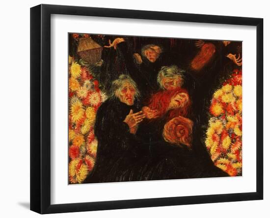 Mourning, 1910-Umberto Boccioni-Framed Giclee Print