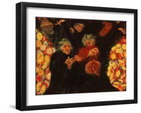 Mourning, 1910-Umberto Boccioni-Framed Giclee Print