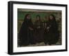 Mourning, Brittany (Oil on Canvas)-Charles Cottet-Framed Giclee Print