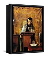 Mourning the Dead-Isidor Kaufmann-Framed Stretched Canvas