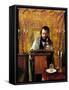 Mourning the Dead-Isidor Kaufmann-Framed Stretched Canvas