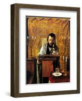 Mourning the Dead-Isidor Kaufmann-Framed Art Print