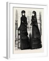 Mourning Toilettes, Fashion, 1882-null-Framed Giclee Print