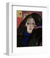 Mourning Woman-Egon Schiele-Framed Art Print