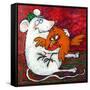 Mouse and Robin-Maylee Christie-Framed Stretched Canvas