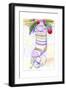 Mouse Stocking-Jennifer Zsolt-Framed Giclee Print