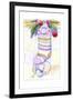 Mouse Stocking-Jennifer Zsolt-Framed Giclee Print