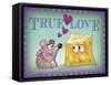 Mouse Valentine-Margaret Wilson-Framed Stretched Canvas