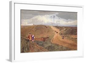 Mousehold Heath, Norwich, C.1810-John Sell Cotman-Framed Giclee Print