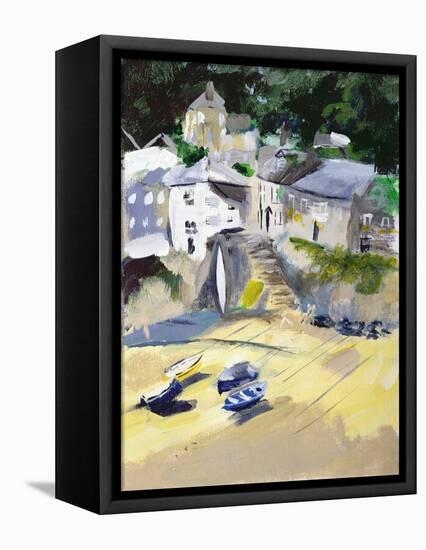 Mousehole, Cornwall, 2005-Sophia Elliot-Framed Stretched Canvas
