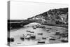 Mousehole Harbour, 1975-Staff-Stretched Canvas