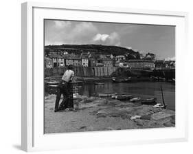 Mousehole Harbour-null-Framed Photographic Print