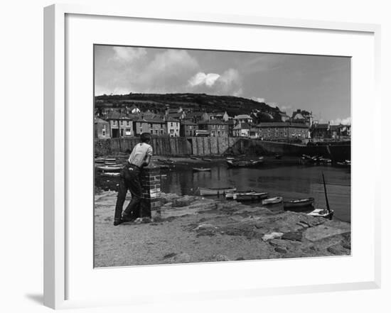 Mousehole Harbour-null-Framed Photographic Print