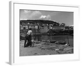 Mousehole Harbour-null-Framed Photographic Print