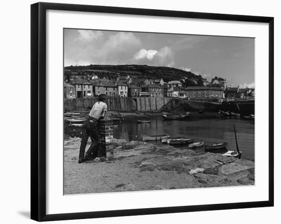 Mousehole Harbour-null-Framed Photographic Print