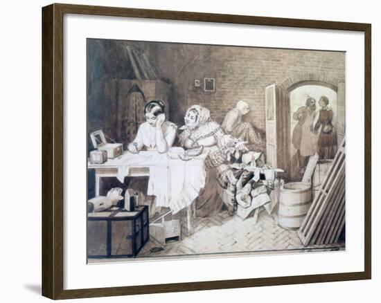 Mousetrap, 1846-Pavel Andreevich Fedotov-Framed Giclee Print