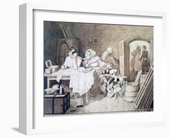 Mousetrap, 1846-Pavel Andreevich Fedotov-Framed Giclee Print