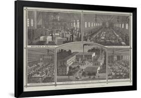 Mouson and Company's Perfumery and Toilet Soap Steam Works at Frankfort-On-The-Main, Germany-null-Framed Giclee Print