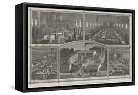 Mouson and Company's Perfumery and Toilet Soap Steam Works at Frankfort-On-The-Main, Germany-null-Framed Stretched Canvas