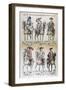 Mousquetaires a Cheval 17th Century, French Army Uniforms-null-Framed Giclee Print