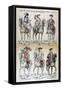 Mousquetaires a Cheval 17th Century, French Army Uniforms-null-Framed Stretched Canvas