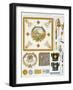 Mousquetaires De La Garde Du Roi, Insignia-Eugene Titeux-Framed Giclee Print