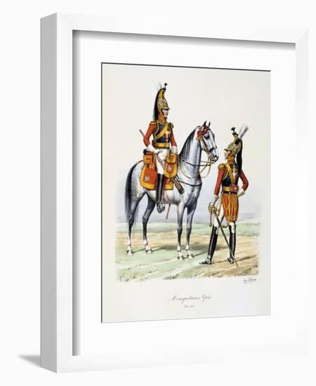 Mousquetaires Gris, 1814-15-Eugene Titeux-Framed Giclee Print