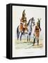 Mousquetaires Gris, 1814-15-Eugene Titeux-Framed Stretched Canvas