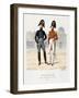 Mousquetaires Gris, Tenue De Manége and Tenue De Socièté, 1814-15-Eugene Titeux-Framed Giclee Print