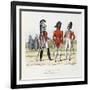 Mousquetaires Noirs, Grande Tenue and Tenue De Socièté, 1814-15-Eugene Titeux-Framed Giclee Print