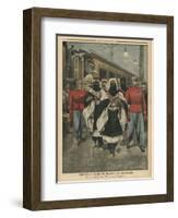 Moussa Ag Amastane Arriving in Paris-French School-Framed Giclee Print