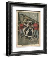 Moussa Ag Amastane Arriving in Paris-French School-Framed Giclee Print