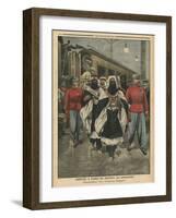 Moussa Ag Amastane Arriving in Paris-French School-Framed Giclee Print