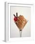 Mousse Au Chocolat with Chocolate Rolls and Cocktail Cherry-Brigitte Wegner-Framed Photographic Print