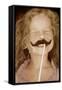 Moustache Girl-Betsy Cameron-Framed Stretched Canvas