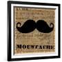 Moustache-Lisa Ven Vertloh-Framed Art Print