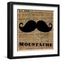 Moustache-Lisa Ven Vertloh-Framed Art Print