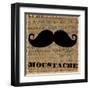 Moustache-Lisa Ven Vertloh-Framed Art Print