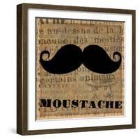 Moustache-Lisa Ven Vertloh-Framed Art Print